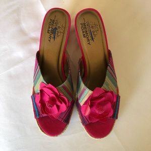 Life Stride Velocity with Memory Foam in Fuchsia Multi Shoes OMEGA - New